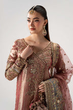 MARIA.B TISSUE NET UNSTITCHED EMB SUIT