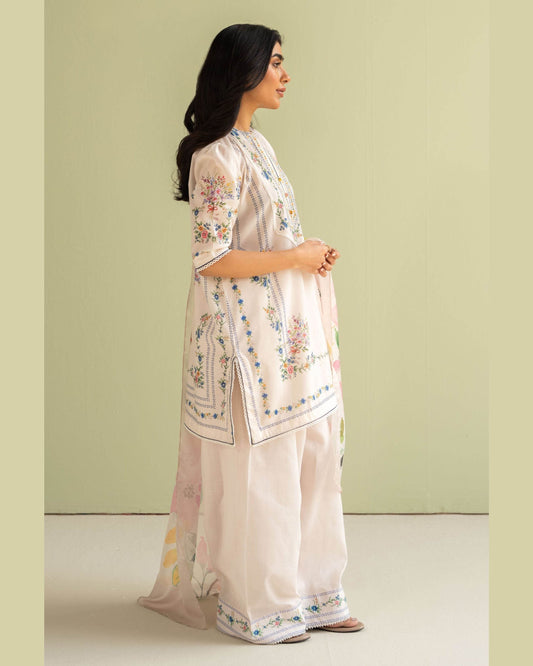 COCO LAWN PRINTED UNSTICH 3PC - City Cloth House