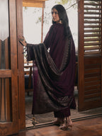 Zardozi | Emb Unstitched Dhanak 3pc