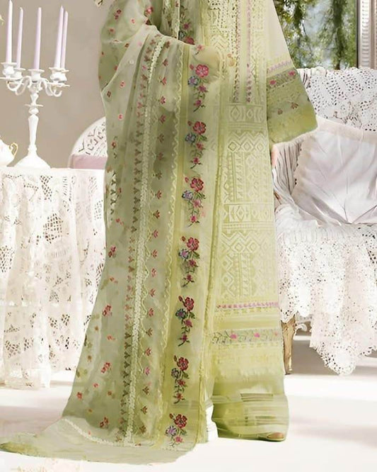 SOBIA NAZIR LAWN UNSTITCHED EMB 3PC - City Cloth House