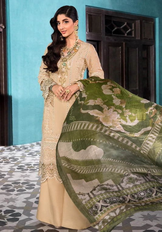 ELAF LAWN UNSTICH EMB 3PC CLAM SHELL (EFC-9) - City Cloth House