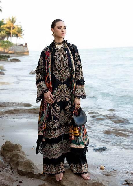 KANWAL MALIK LAWN LUXURY UNSTITCHED EMB 3PC - City Cloth House
