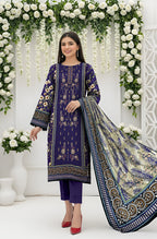 MIRAAL LAWN PRINTED UNSTICH VOL-2 3PC