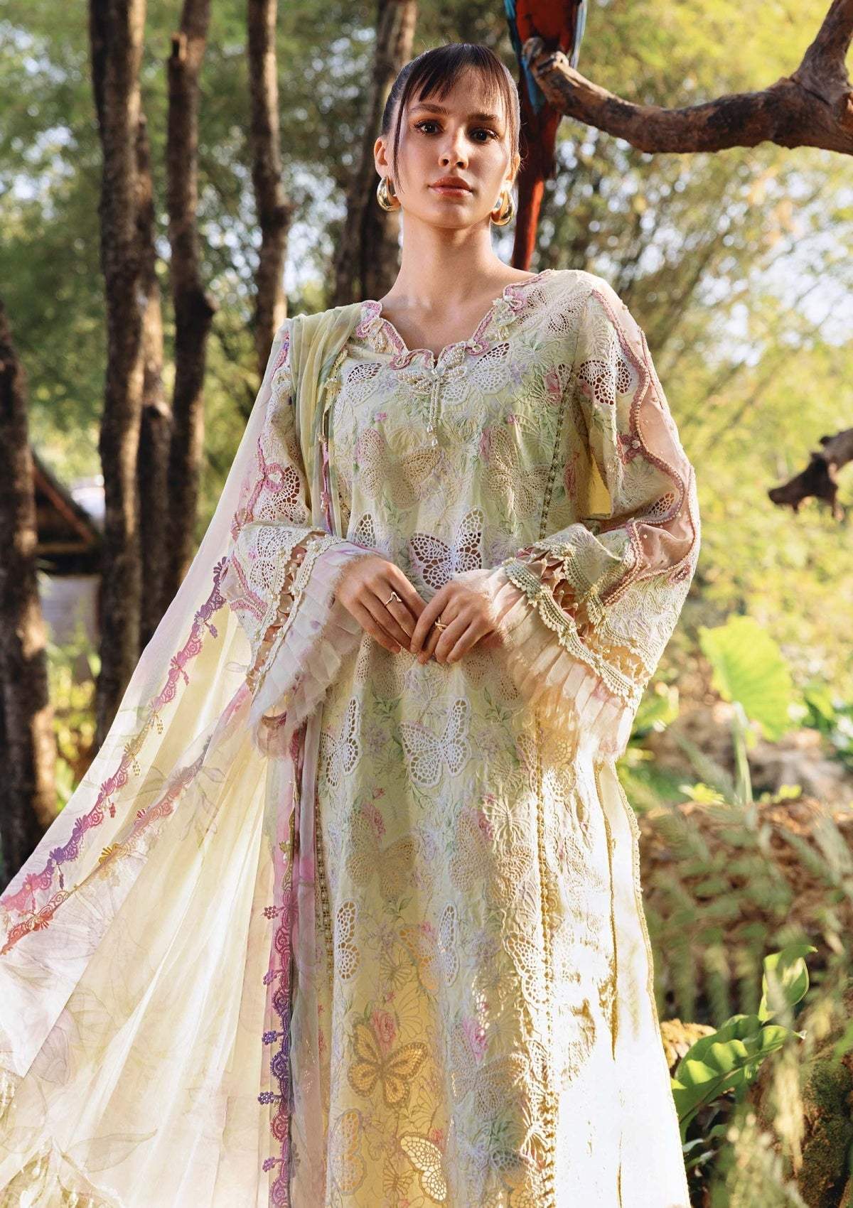 Maripose | Emb Unstitched Lawn 3pc