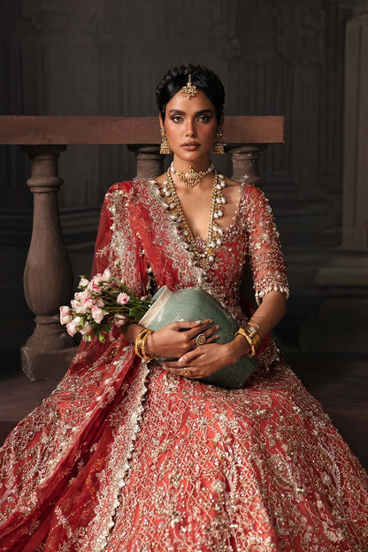 AFROZEH NET UNSTITCHED EMB MAXI
