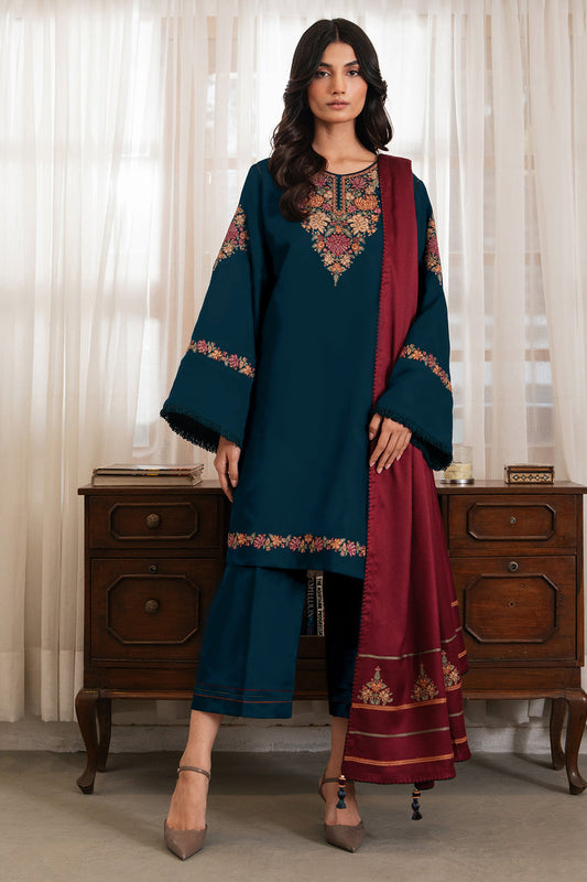 JAZMIN DHANAK PREMIUM UNSTITCHED EMB 3PC