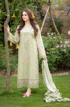 Bahaar | Emb Unstitched Dhanak 3pc