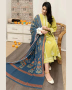 AISLING LAWN PREMIUM UNSTICH EMB 3PC - City Cloth House