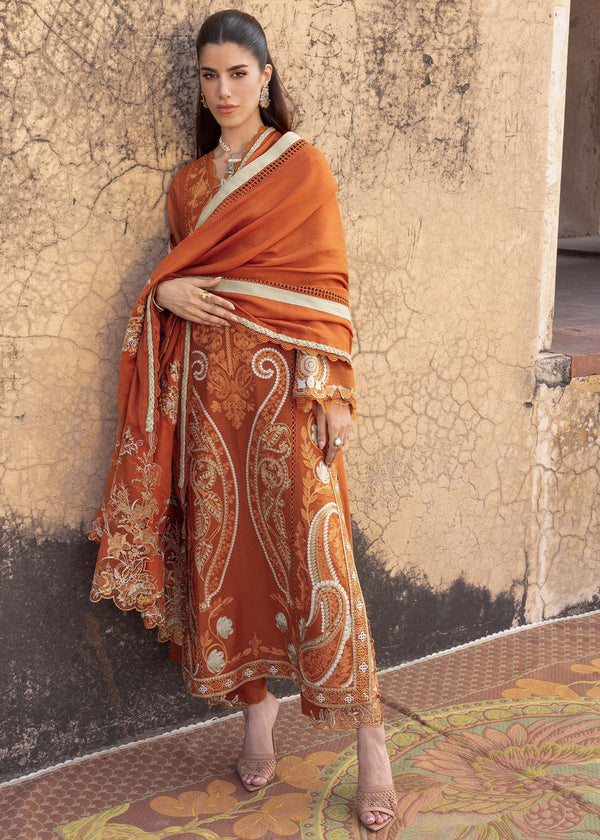 SAIRA SHAKIRA DHANAK EMB UNSTITCHED 3PC