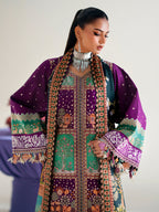 Elanora | Emb Unstitched Shamoz silk 3pc