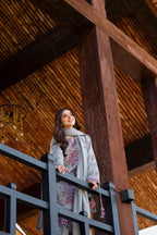 NISHAT DHANAK LUXURY UNSTITCHED EMB 3PC - City Cloth House