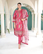 AZALIA LAWN UNSTITCHED EMB 3PC - City Cloth House