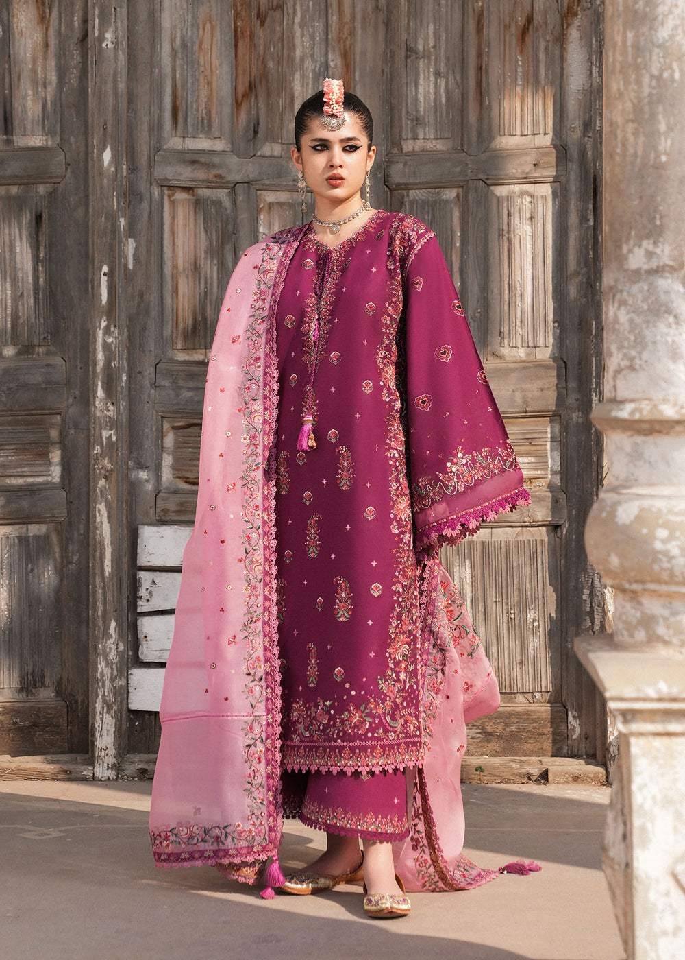 HUSSAIN REHAR LAWN LUXURY UNSTITCHED GULNOSH EMB 3PC