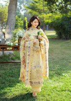 ELAF LAWN PREMIUM UNSTITCHED EMB 3PC