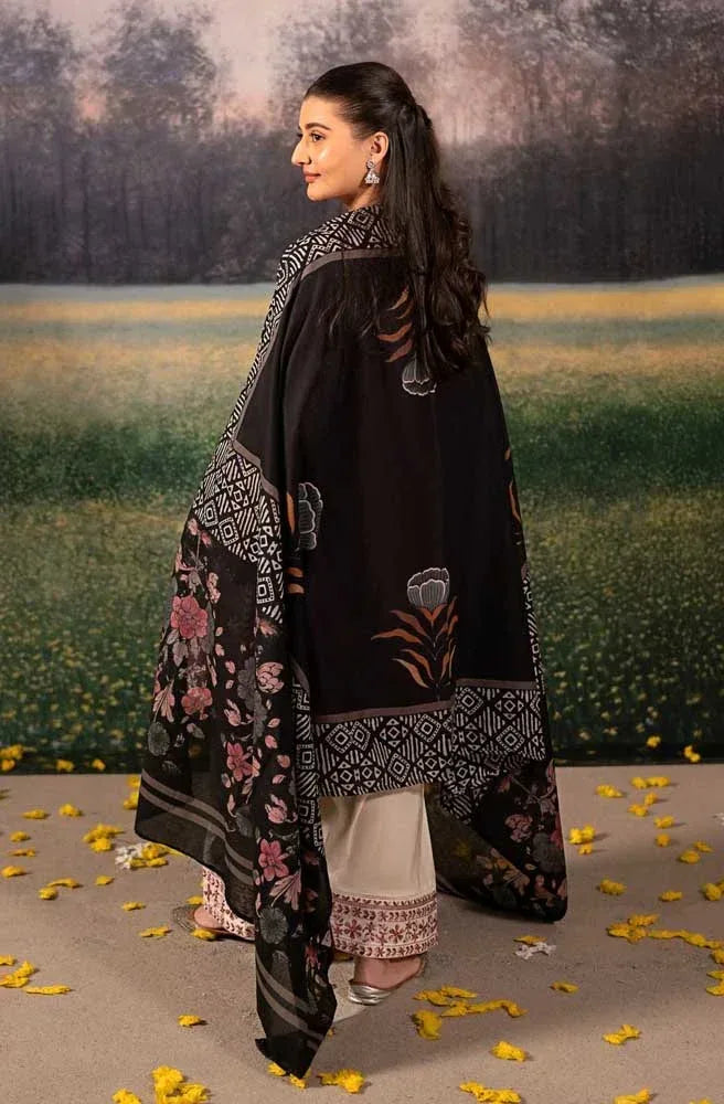 URGE DHANAK PREMIUM UNSTITCHED EMB 3PC - City Cloth House