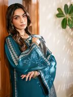 Nilofer | Emb Unstitched Dhanak 3pc