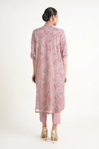 BAREEZE CHIFFON UNSTITCHED EMB NIGHTY QUEEN SUIT