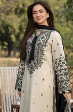 Nisa | Emb Unstitched Dhanak 3pc