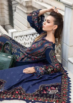 MARIA.B DHANAK PREMIUM UNSTITCHED EMB 3PC - City Cloth House