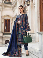 MARIA.B DHANAK PREMIUM UNSTITCHED EMB 3PC - City Cloth House