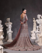 AHMAD SULTAN ORGANZA UNSTITCHED EMB VELEZE MAXI - City Cloth House