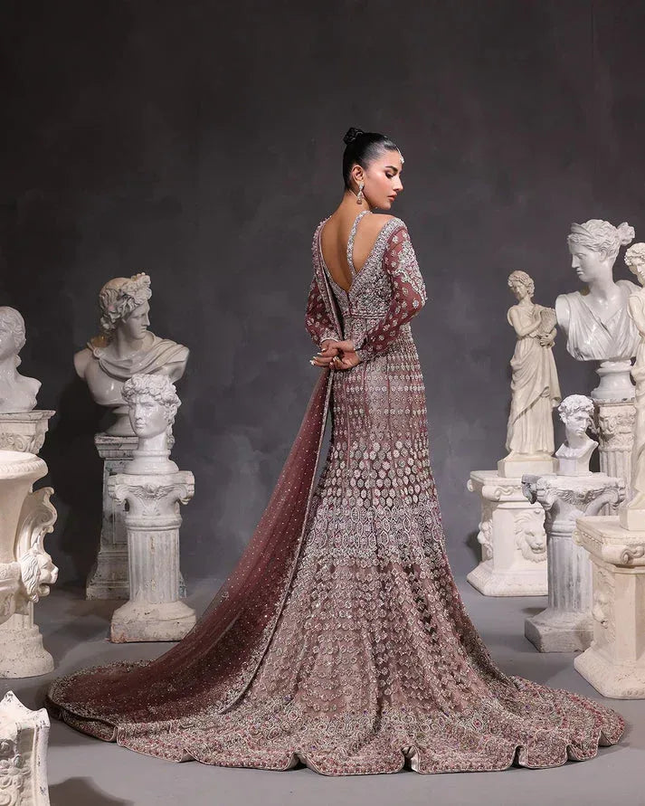 AHMAD SULTAN ORGANZA UNSTITCHED EMB VELEZE MAXI - City Cloth House