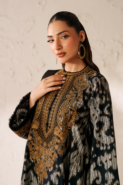 BAROQUE LINEN PRINTED UNSTICHED 3PC