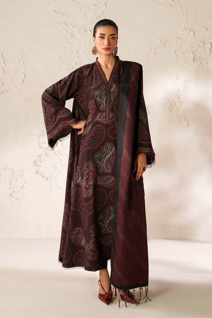 BAROQUE LINEN PRINTED UNSTICHED 3PC