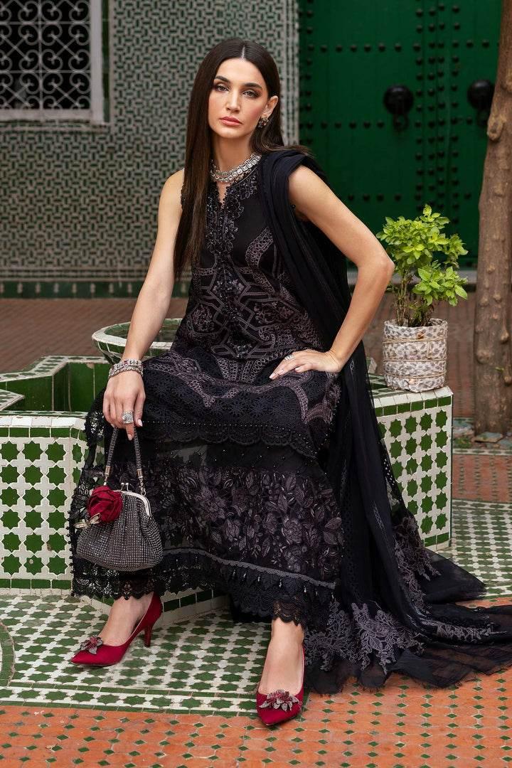 MARIA.B LAWN UNSTITCHED EMB 3PC - City Cloth House