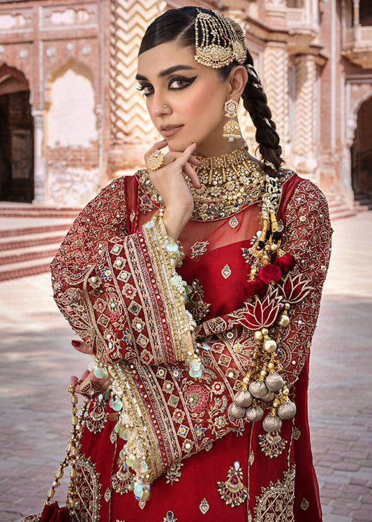 MNR ORGANZA UNSTITCHED EMB SUIT
