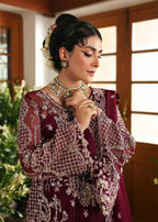 KANWAL MALIK ORGANZA UNSTITCHED EMB SAFIYA SUIT - City Cloth House