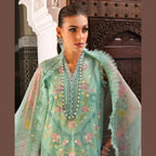 MARIA.B LAWN UNSTITCHED EMB 3PC - City Cloth House