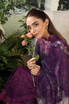 SOBIA NAZIR LAWN UNSTITCHED EMB 3PC 25’ (2-B) - City Cloth House
