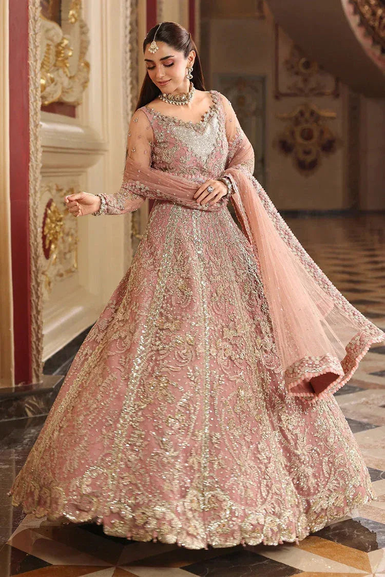 ELAF NET UNSTITCHED EMB GLAMOROUS ESH-2 MAXI - City Cloth House