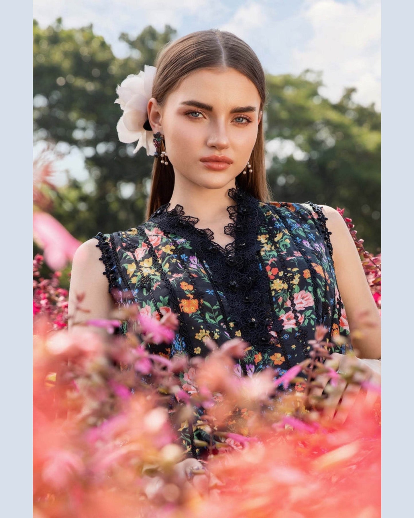 MARIA.B LAWN PREMIUM UNSTICH PRINTED 3PC - City Cloth House