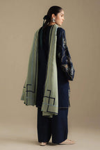 Indigo | Emb Unstitched Lawn 3pc