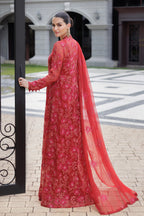 BAREEZE CHIFFON UNSTITCHED EMB TILISIM-01 SUIT