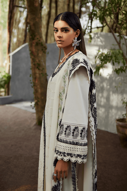SUFFUSE LAWN LUXURY UNSTITCH EMB 3PC MEENAH (SU-02) - City Cloth House