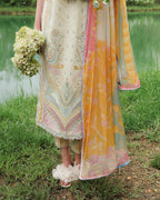 MUSHQ DHANAK EMB UNSTITCHED 3PC