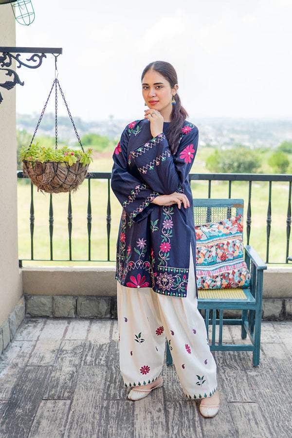Ronaq | Emb Unstitched Lawn 2pc