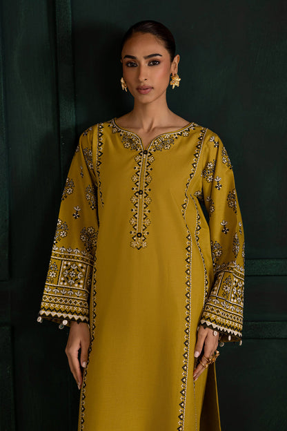 BATIK DHANAK LUXURY UNSTITCHED EMB 2PC