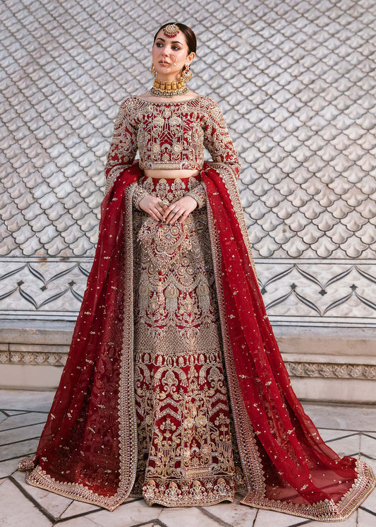 KANWAL MALIK NET UNSTITCHED EMB MAXI