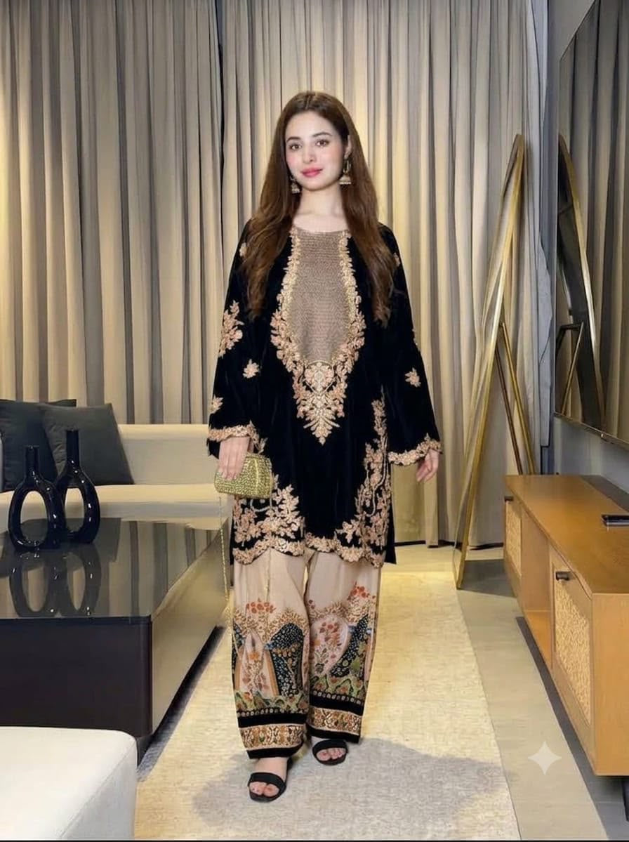 Shahi | Emb Unstitched Shamoz silk 2pc
