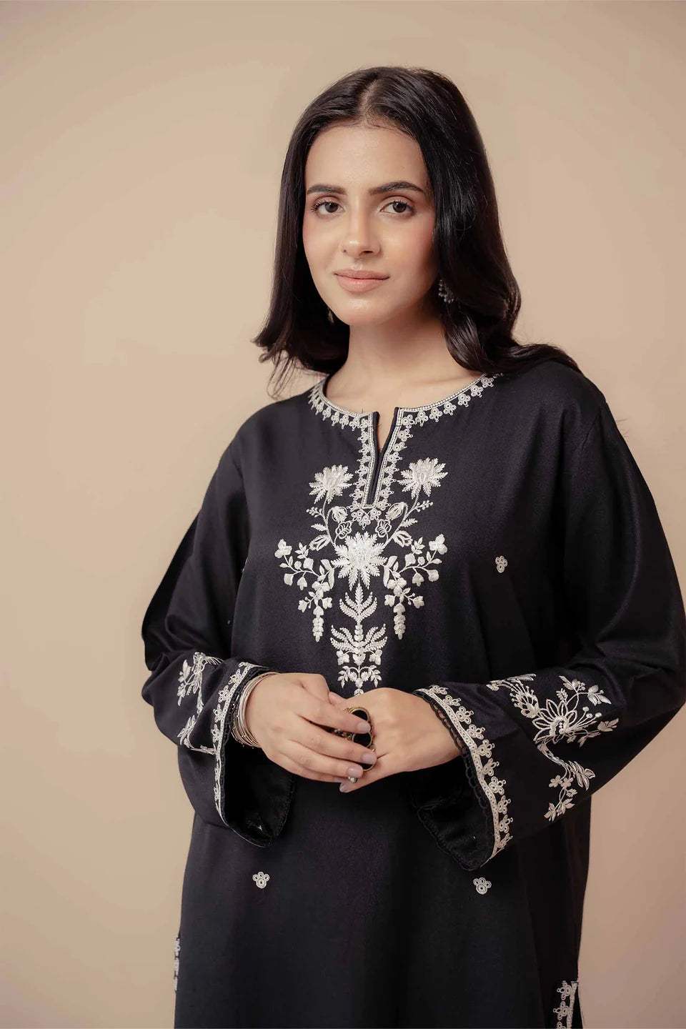 Noir | Emb Unstitched Lawn 2pc