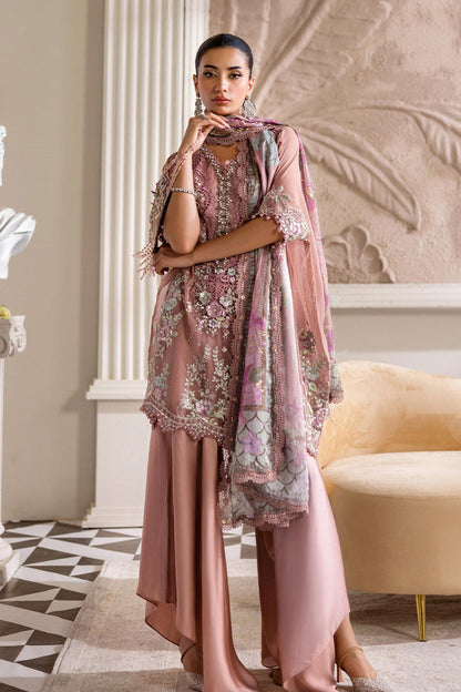 MARIA.B CHIFFON UNSTITCHED EMB D-5 SUIT