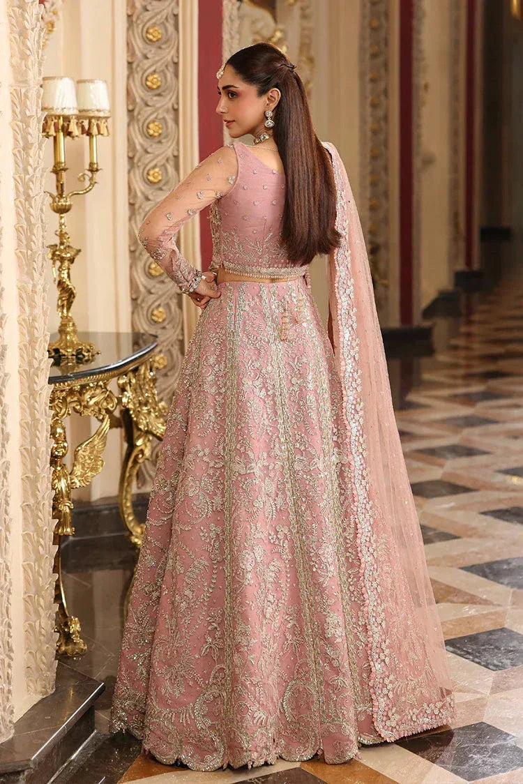 ELAF NET UNSTITCHED EMB GLAMOROUS ESH-2 MAXI - City Cloth House