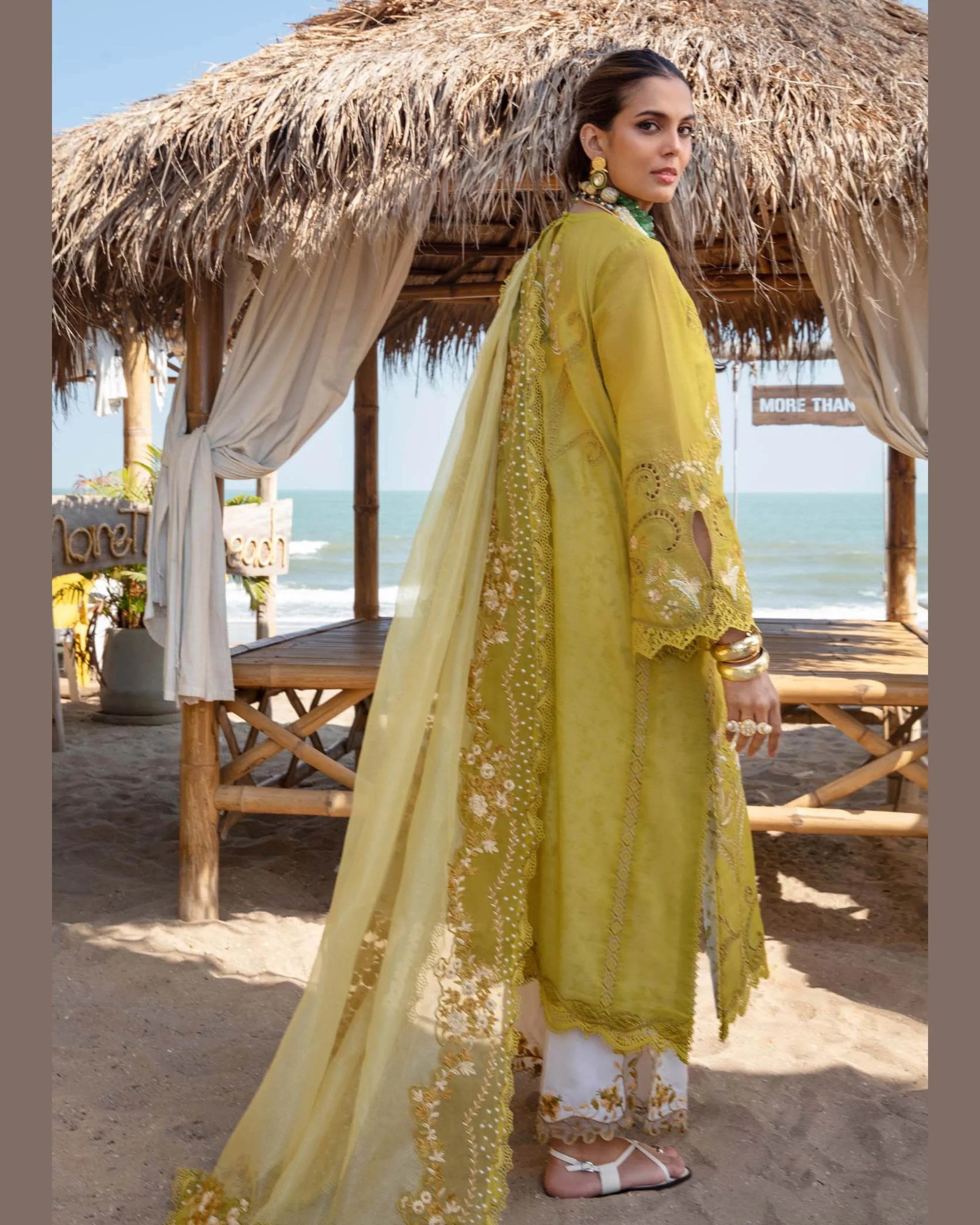 SAIRA SHAKIRA LAWN PREMIUM UNSTITCHED EMB 3PC - City Cloth House