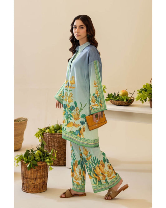 AZMIN LAWN PREMIUM UNSTITCHED PRINTED 2PC - City Cloth House