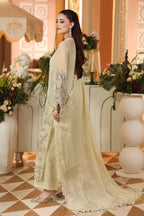MARIA.B CHIFFON UNSTITCHED EMB D-8 SUIT