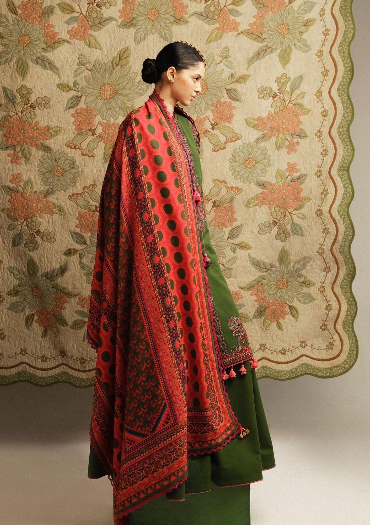 Naqsh | Emb Unstitched Dhanak 3pc
